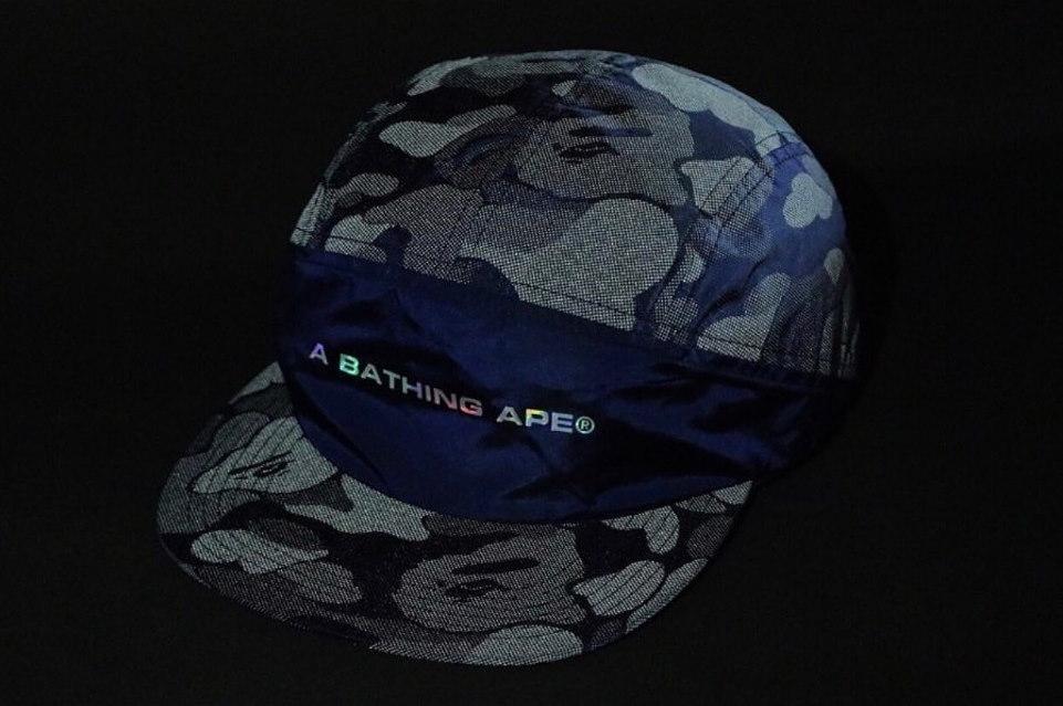 Бейсболка BAPE ABC Dot Reflective Cap Navy