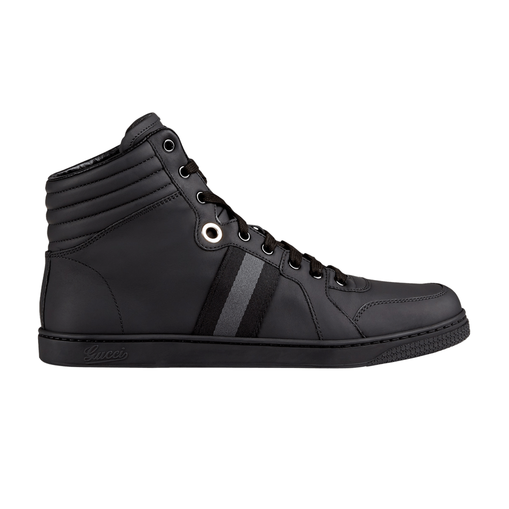 Кроссовки Gucci Silverstone NS Nylon High 'Black'