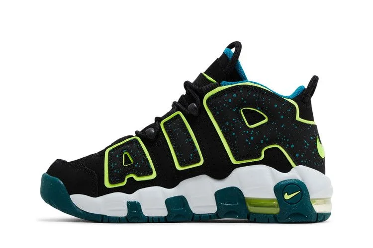 Кроссовки Nike Air More Uptempo GS 'Black Geode Teal'