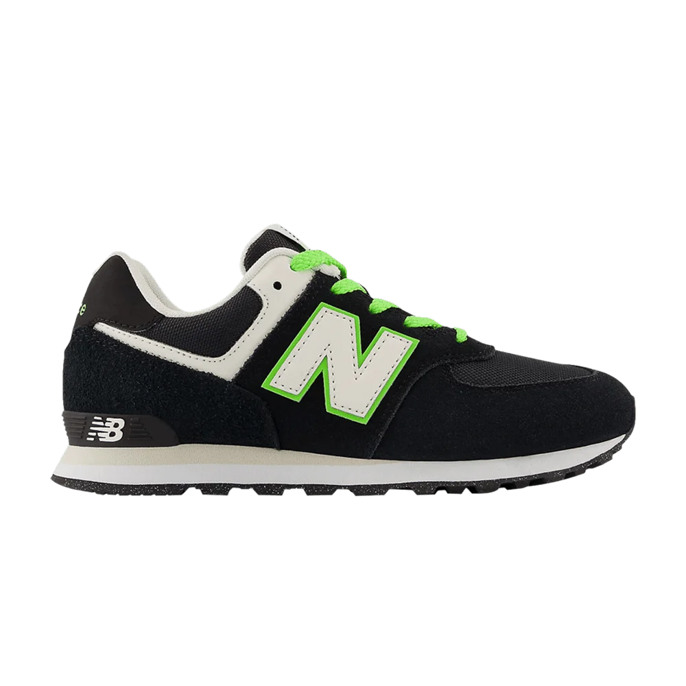Кроссовки New Balance 574 Big Kid 'Black Coloro Green'