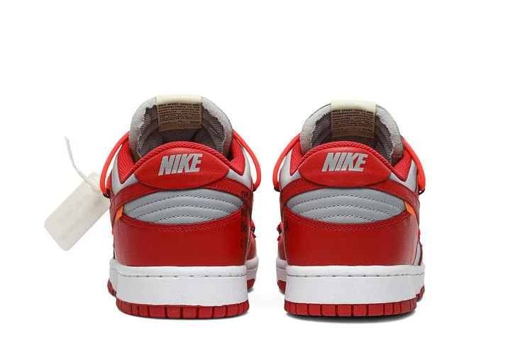 Кроссовки Off-White x Nike Dunk Low 'University Red'