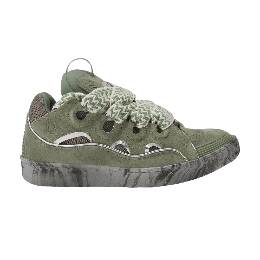 Кроссовки Lanvin Curb Sneakers 'Green Silver'