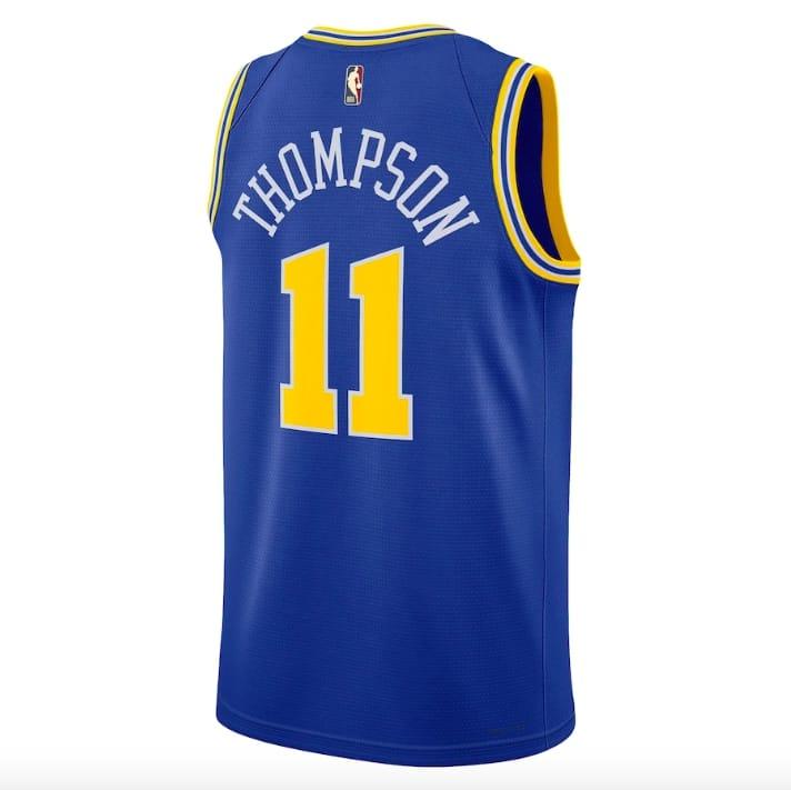 Баскетбольная джерси 2022-23 Golden State Warriors #11 Klay Thompson Nike Classic Royal Jersey