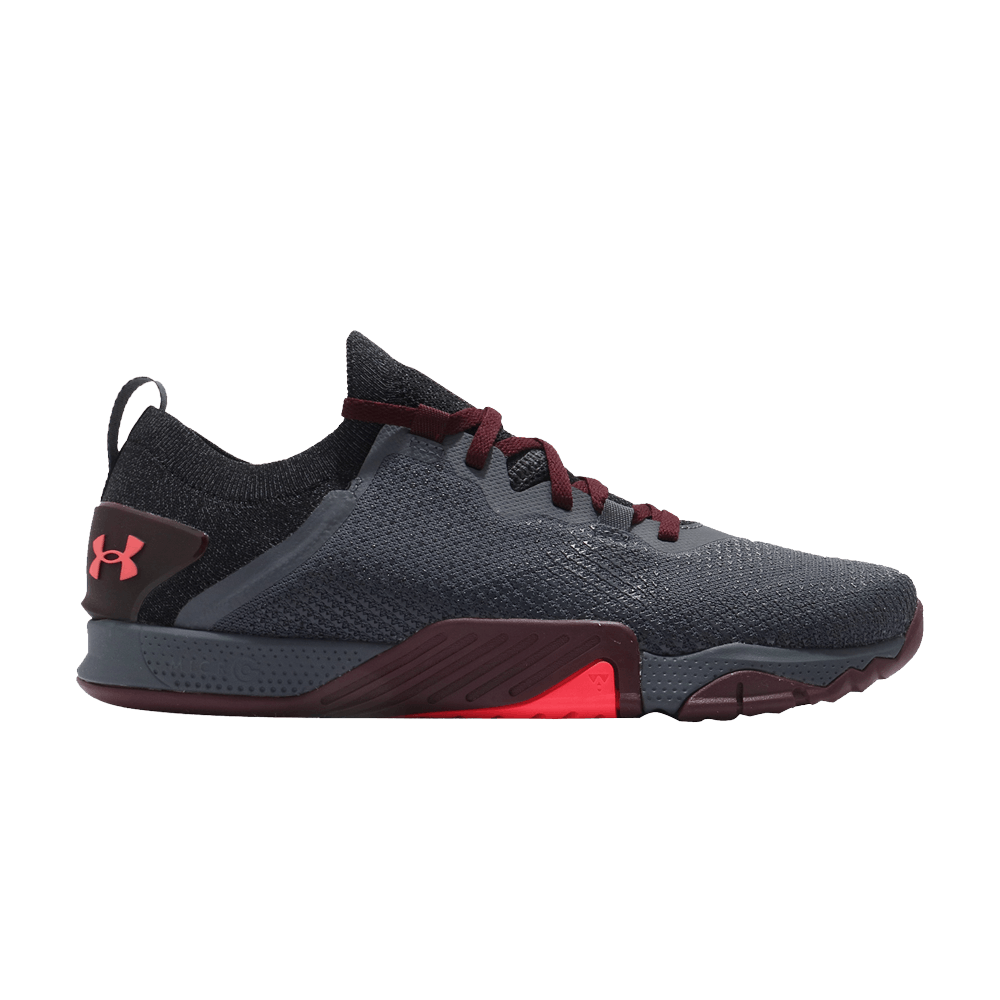 Кроссовки Under Armour TriBase Reign 3 'Pitch Grey Venom Red'