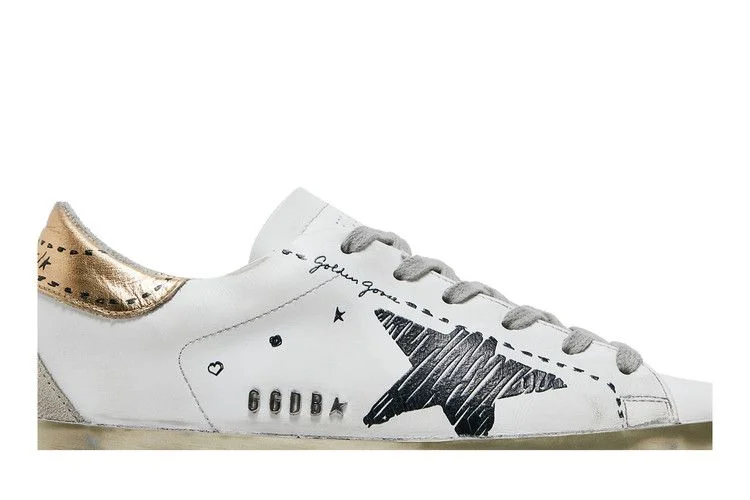 Кроссовки Golden Goose Wmns Superstar 'White Gold'