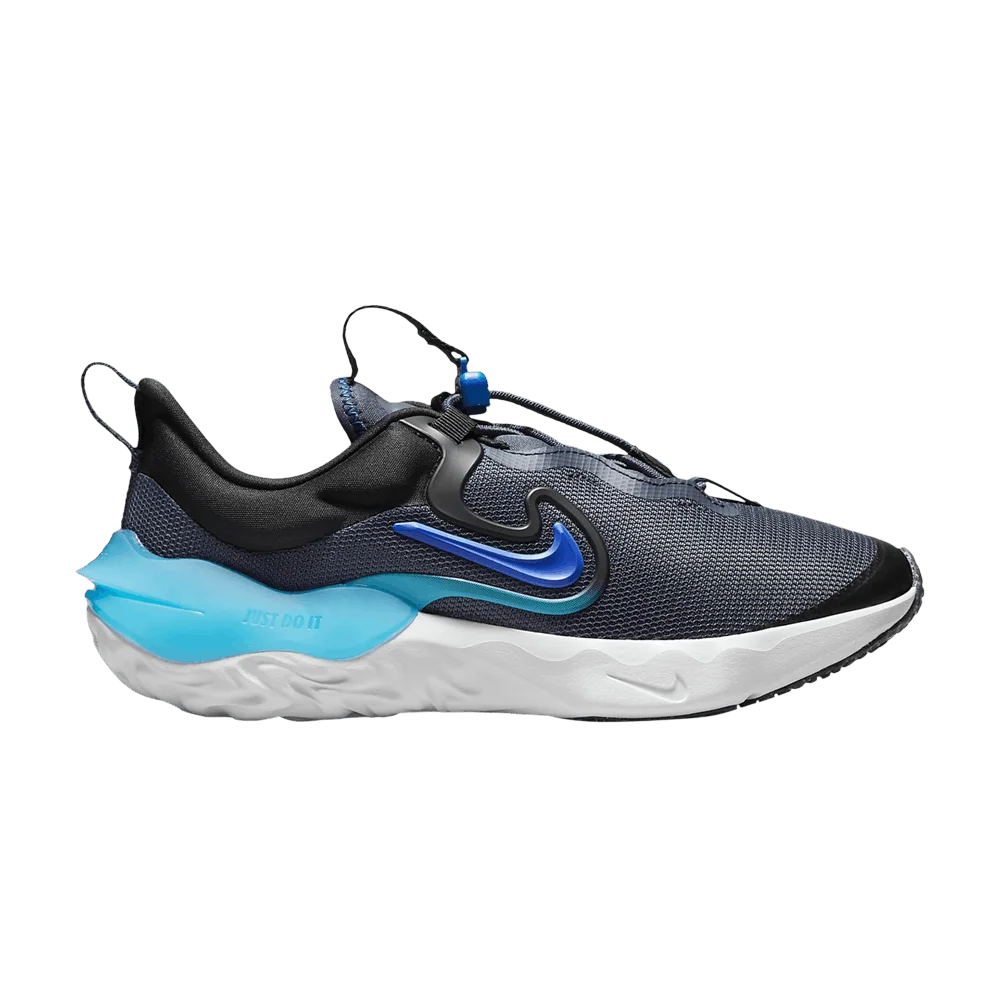 Krossovki-Nike-Run-Flow-GS-Thunder-Blue-Lightning