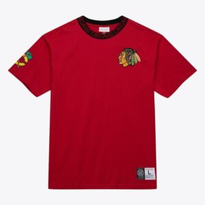 Mitchell-Ness-Red-Chicago-Blackhawks-Jacquard-Ringer-T-Shirt-300x300