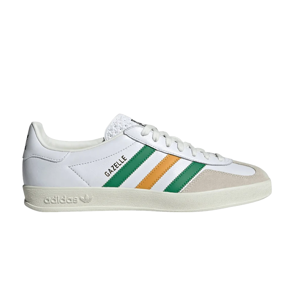Кроссовки Adidas Gazelle 'White Green Preloved Yellow'