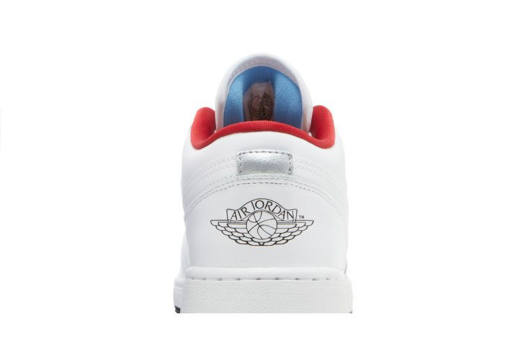 Кроссовки Air Jordan 1 Low GS 'White Gym Red'