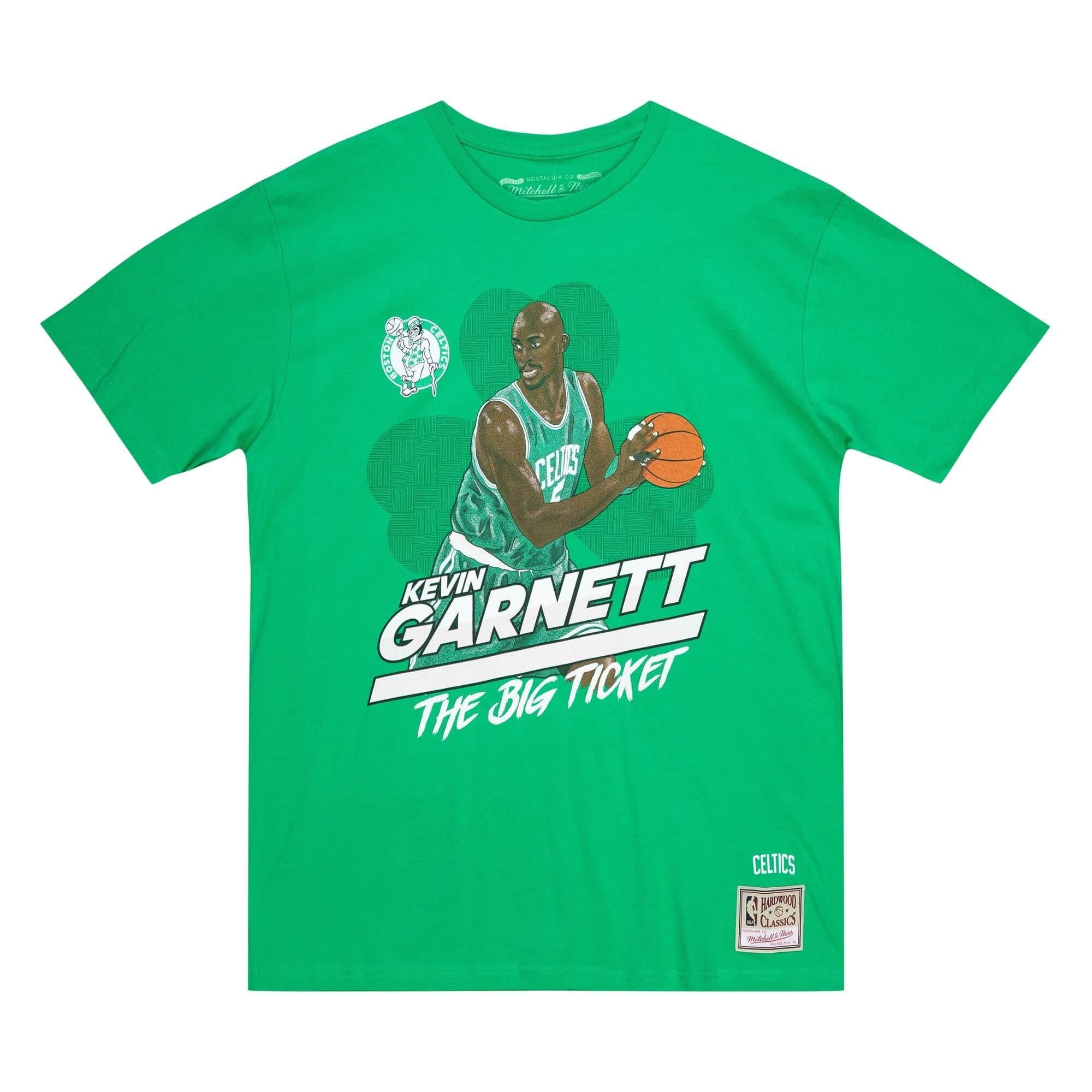 Футболка Mitchell & Ness The Big Ticket Boston Celtics Kevin Garnett T-Shirt