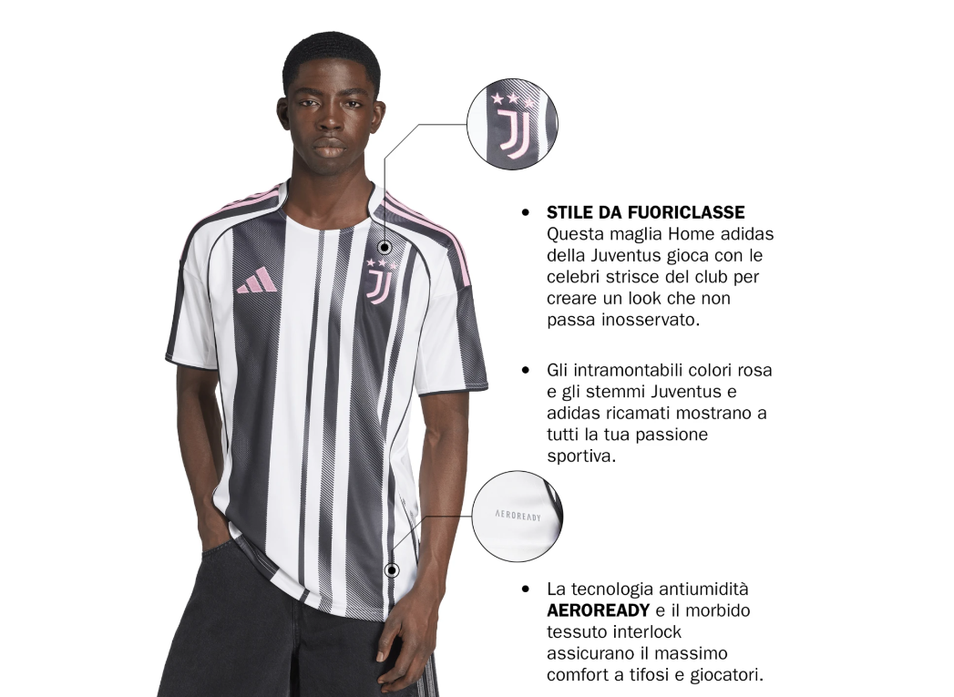 Футбольное джерси JUVENTUS home jersey 25/26 GATTI 4