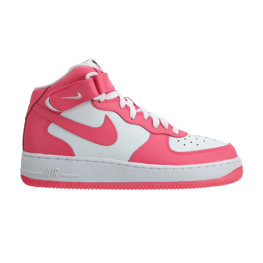 Krossovki-Nike-Air-Force-1-Mid-GS-White-Hyper-Pink