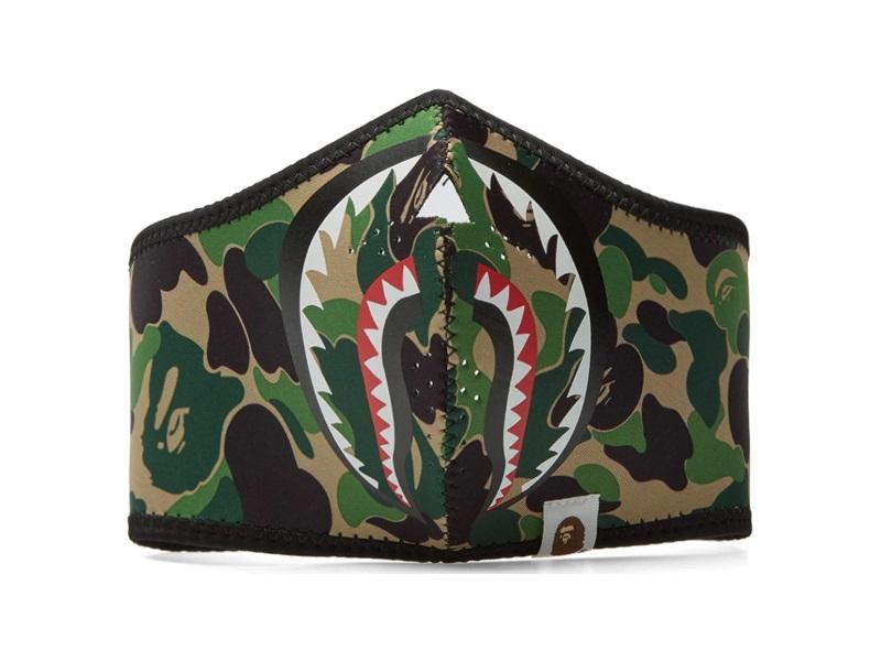 Маска BAPE ABC Camo Shark Neoprene Mask Green