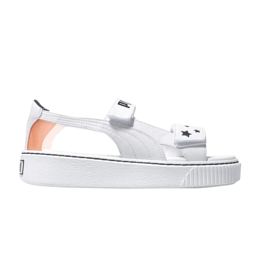 Puma Wmns Sophia Webster x Platform Sandal 'White Black Orange'