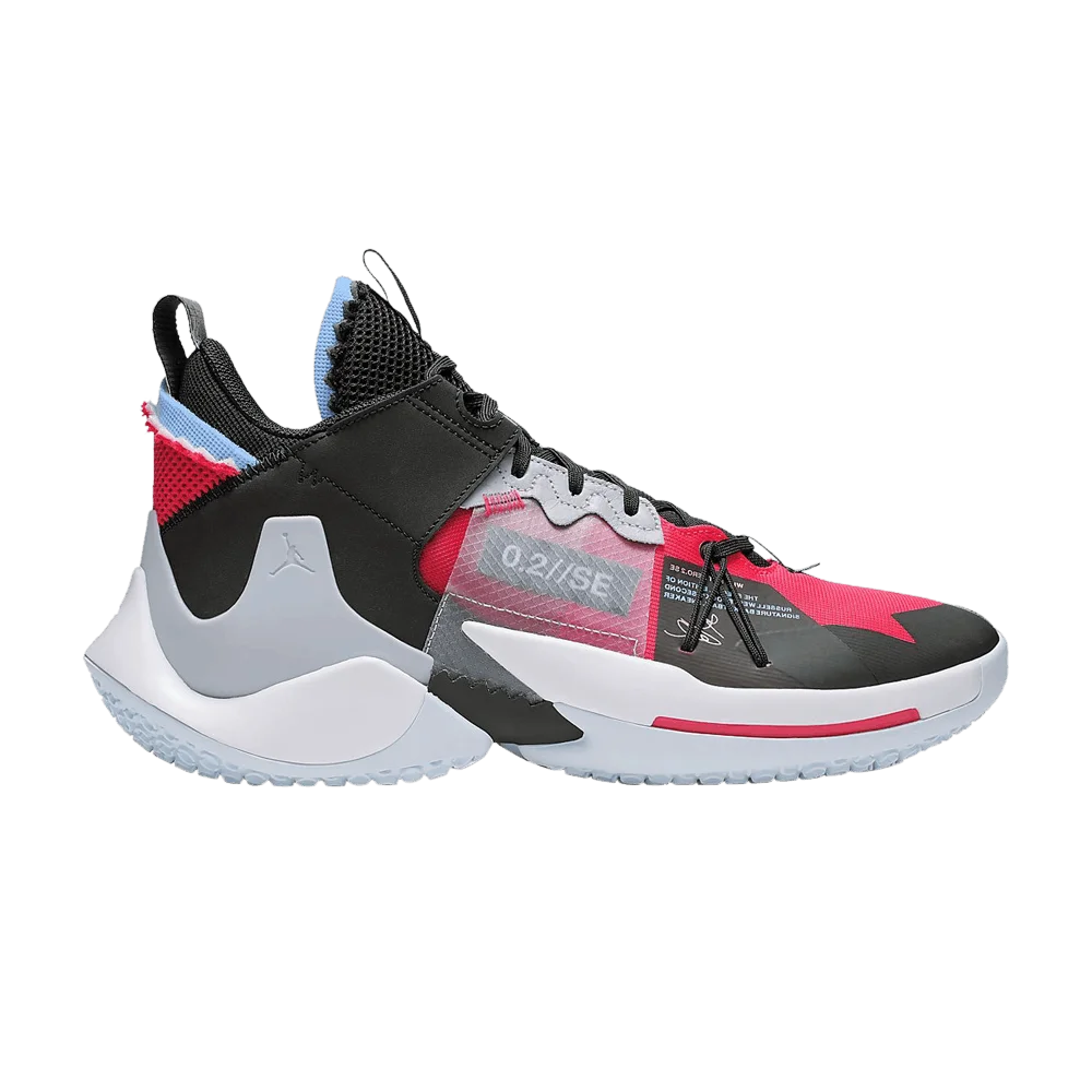 Кроссовки Air Jordan Why Not Zer0.2 SE GS 'Red Orbit Black'