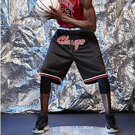 Баскетбольные шорты Ehot Chicago Bulls Black Shorts