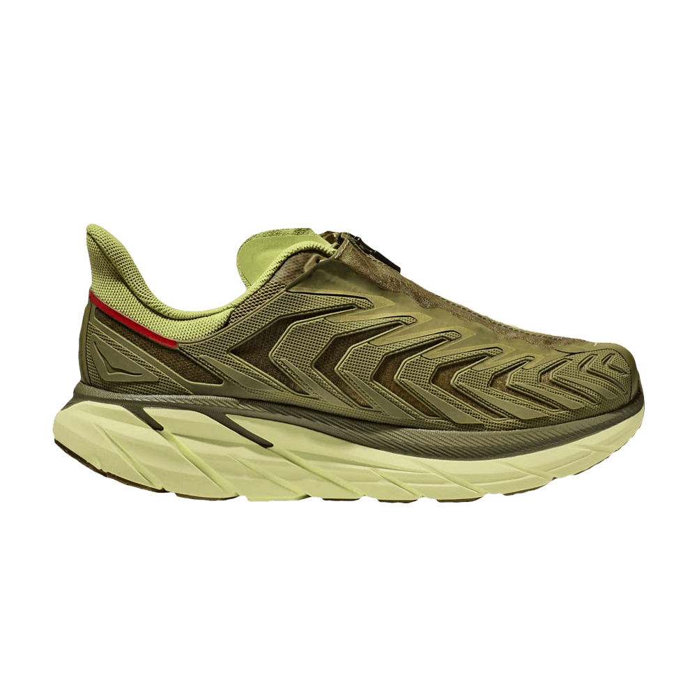 Кроссовки HOKA Project Clifton 'Avocado Dark Citron'