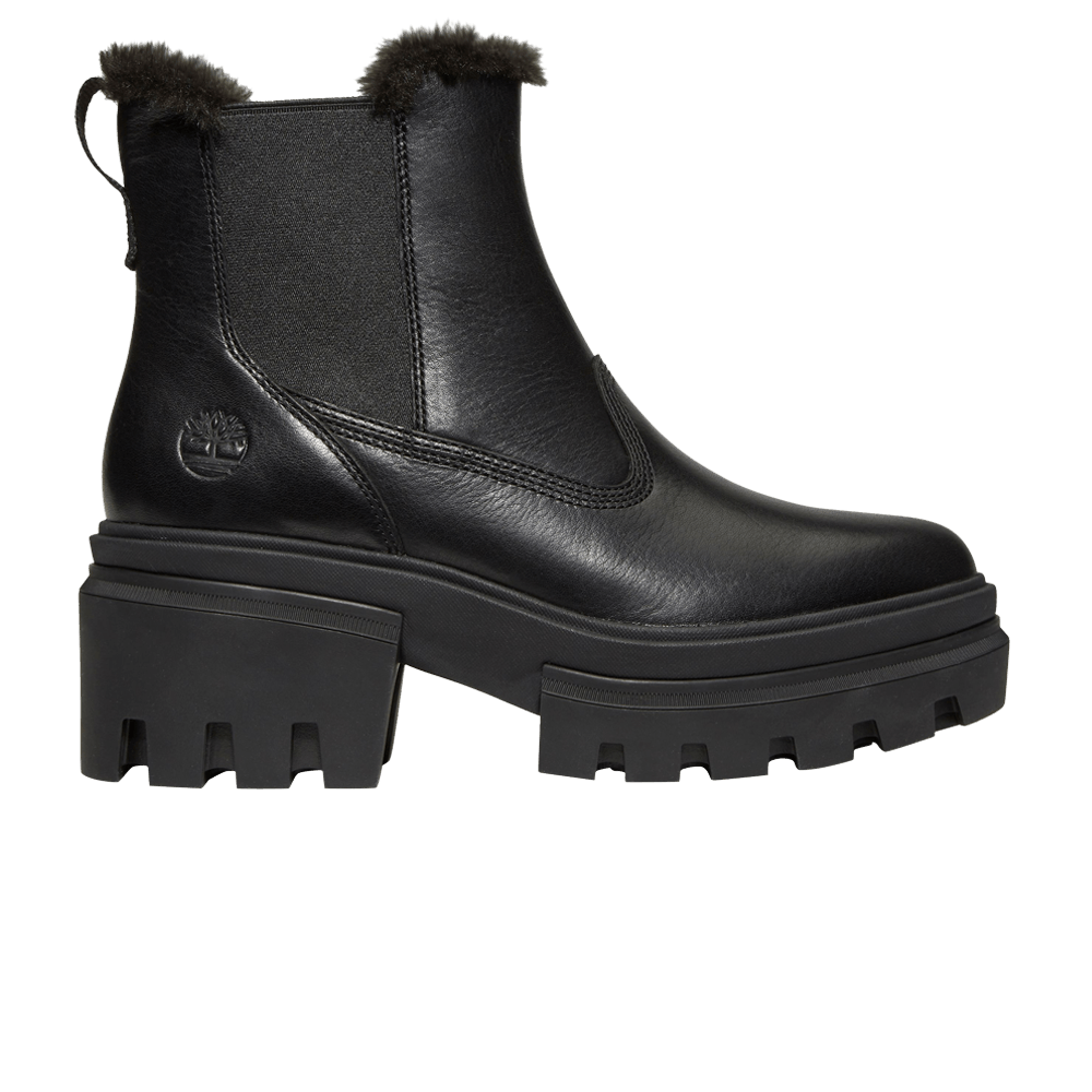 Timberland Wmns Everleigh Lined Chelsea Boot 'Triple Black'