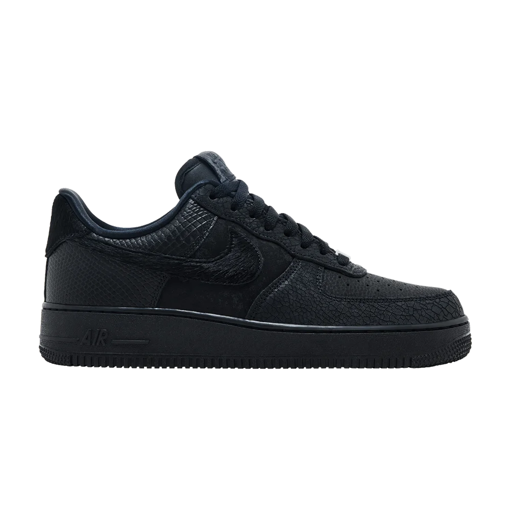 Krossovki-Nike-Air-Force-1-Low-07-LX-Black-Pony-Hair-Snakeskin