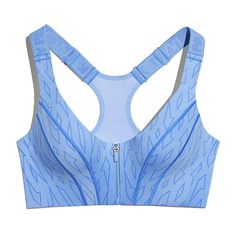 Спортивный топ adidas Ivy Park Medium-Support Monogram Cutout Bra Light Blue