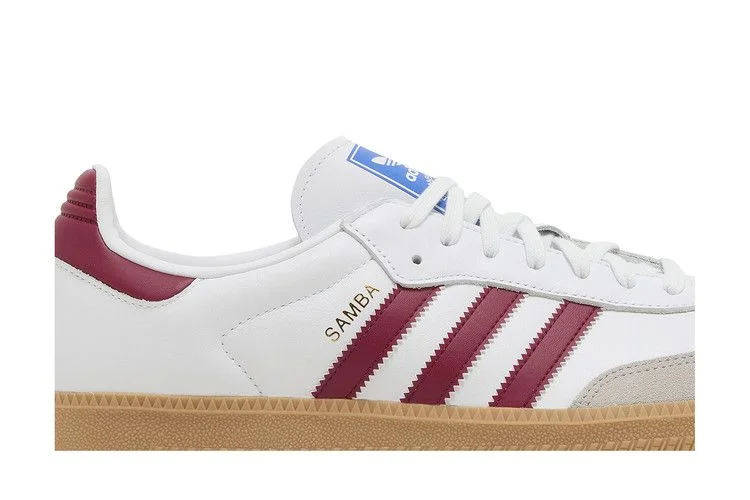 Кроссовки adidas Men's Samba OG 'White Burgundy Gum'