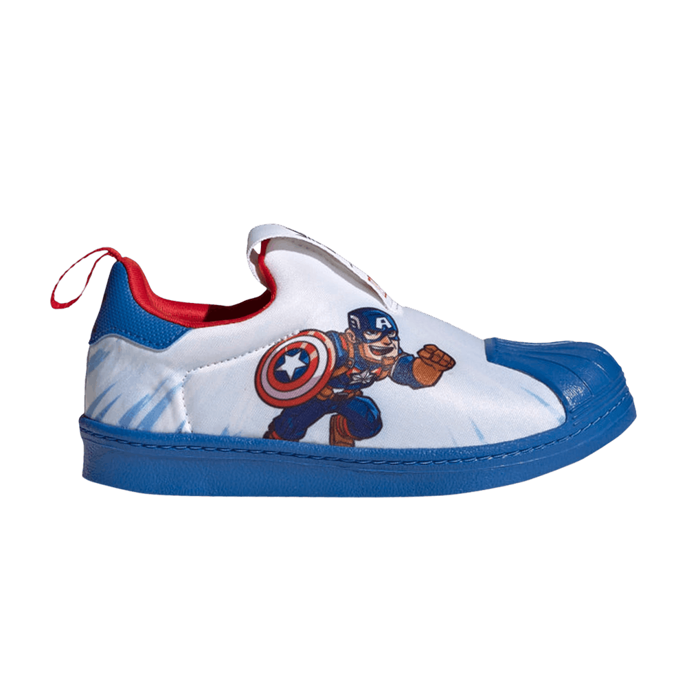 Кроссовки Marvel x adidas Superstar 360 J 'Captain America'