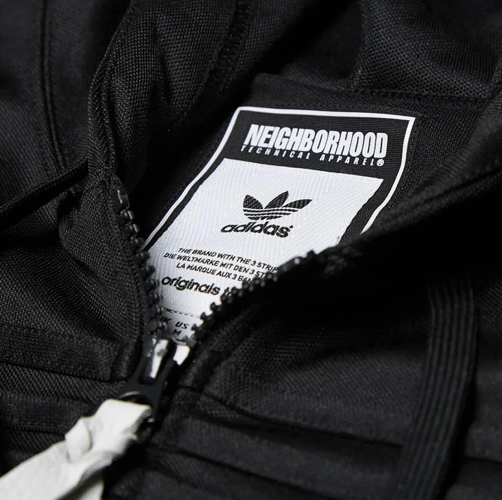 Худи adidas Neighborhood Zip Up Hoodie Black/Grey