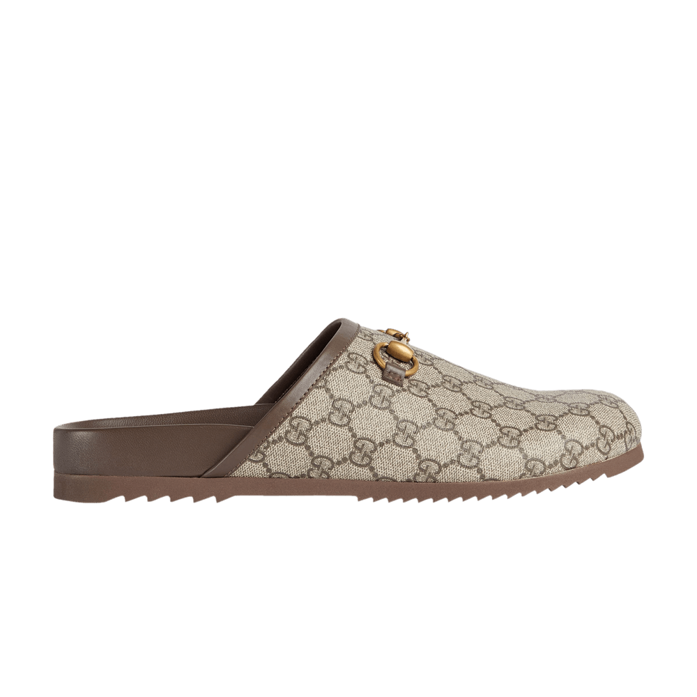 Кроссовки Gucci GG Horsebit Slipper 'Beige'