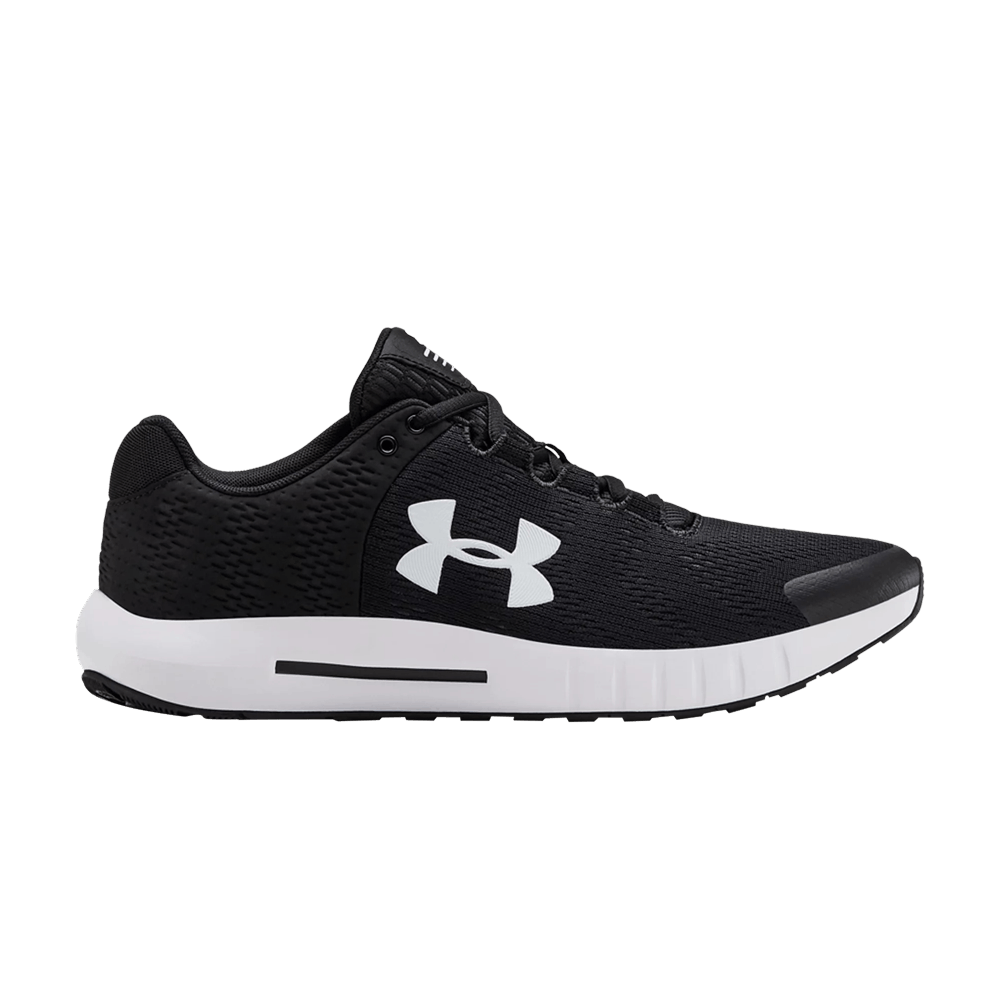 Кроссовки Under Armour Micro G Pursuit BP 'Black White'