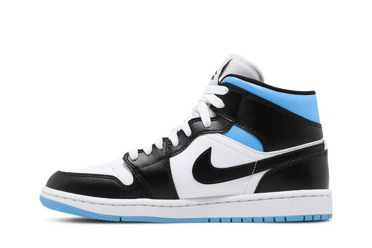 Кроссовки Wmns Air Jordan 1 Mid 'University Blue'