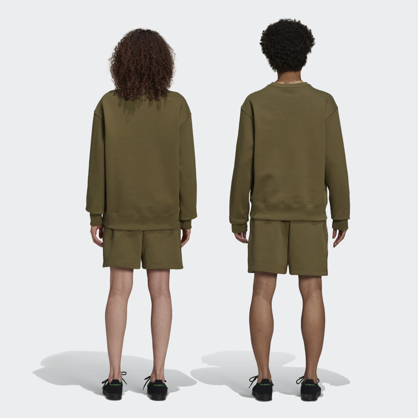 Спортивные шорты adidas Pharrell Williams Basics Sweat Shorts Olive Cargo