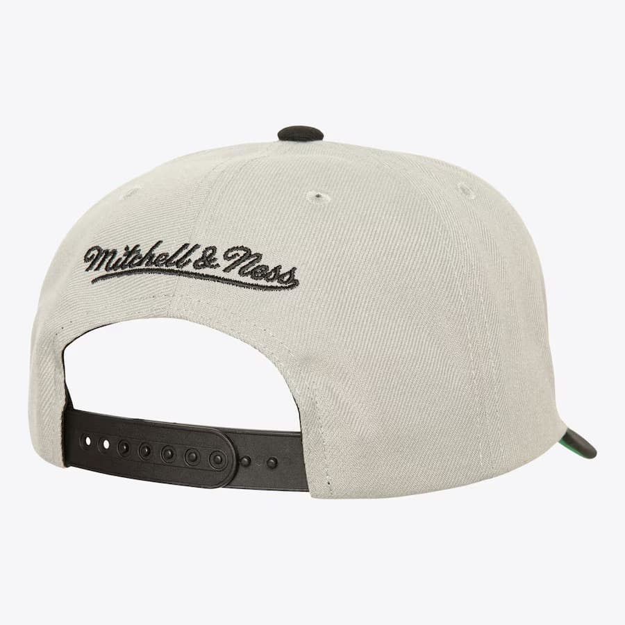 Бейсболка Mitchell & Ness Gray Vegas Golden Knights Boom Text Pro Snapback Hat