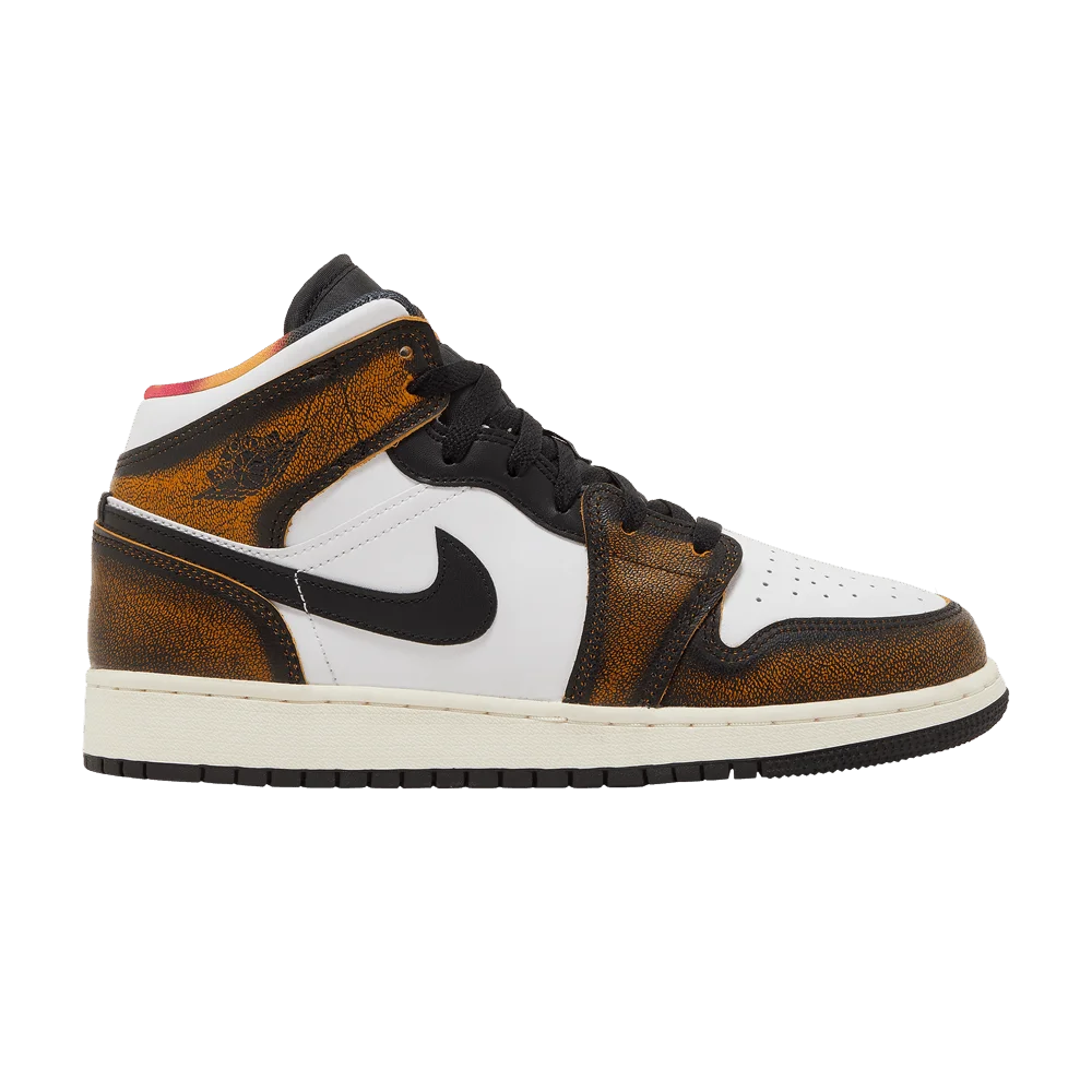 Krossovki-Air-Jordan-1-Mid-SE-GS-Wear-Away-Taxi