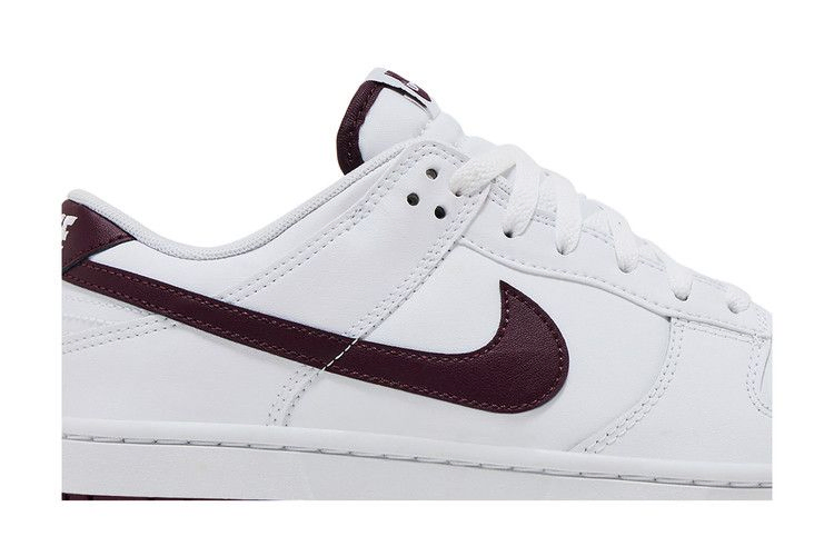Кроссовки Nike Dunk Low 'White Night Maroon'