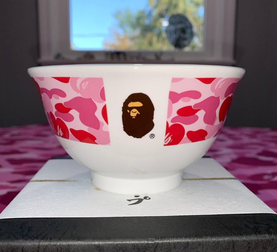 Чаша для риса BAPE ABC Camo Rice Bowl Pink