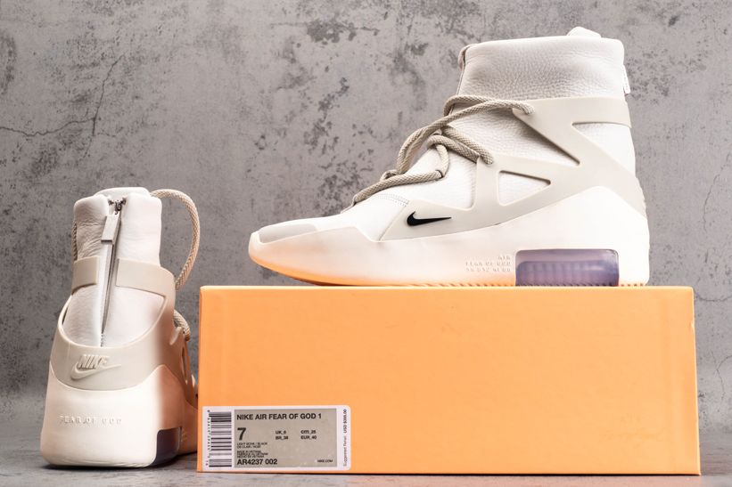 Кроссовки Nike Air Fear Of God 1 Light Bone