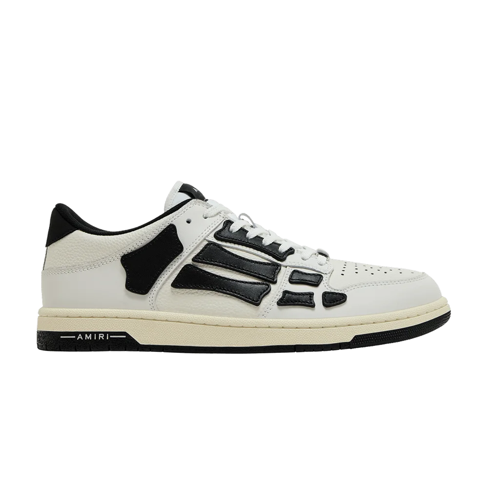 Кроссовки Amiri Skel Top Low 'White Black' 2024