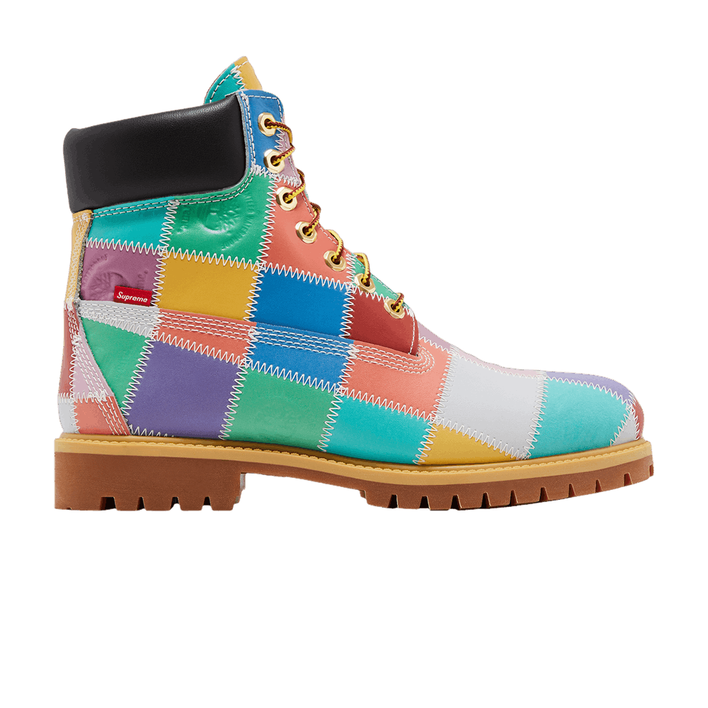 Кроссовки Supreme x Timberland 6 Inch Premium Waterproof Boot 'Patchwork - Multi-Color'