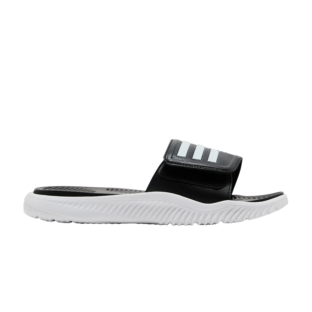 adidas Alphabounce Slide 'Black White'