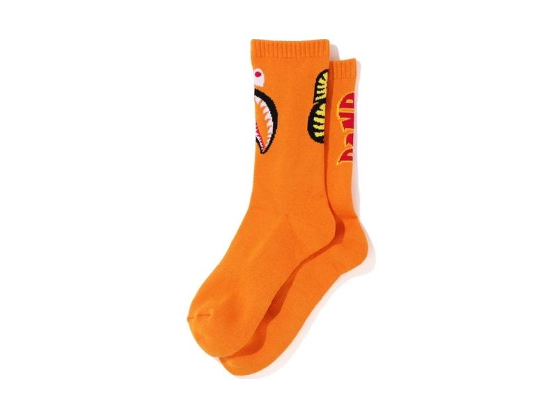 Спортивные носки BAPE 2nd Shark Socks Orange