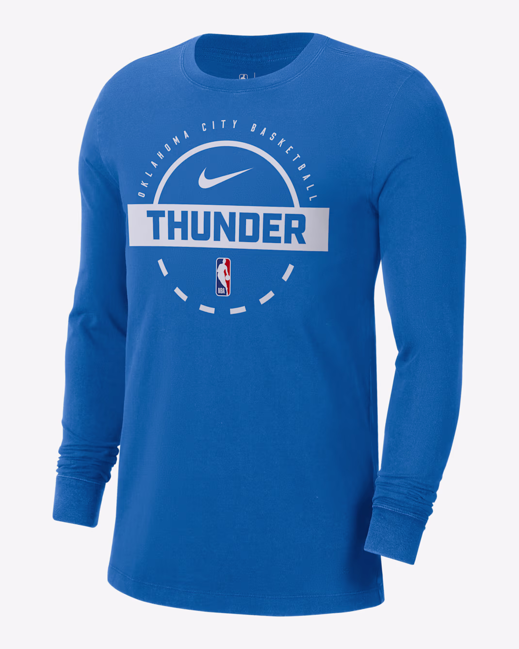 Мужской лонгслив Nike NBA Oklahoma City Thunder Signal Blue