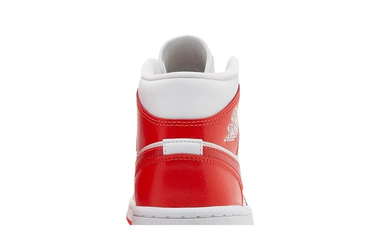 Кроссовки Wmns Air Jordan 1 Mid 'Habanero Red'
