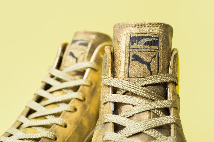 Кроссовки Meek Mill x Puma Suede Classic Mid '24K Gold'