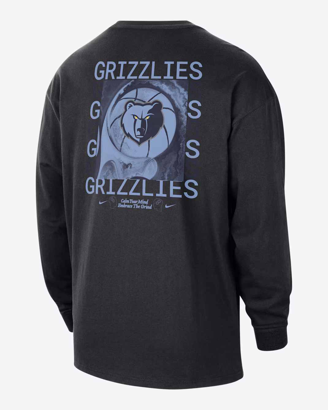 Мужской лонгслив Nike NBA Memphis Grizzlies Courtside Black