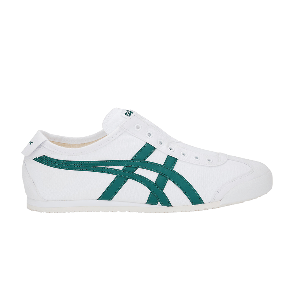 Кроссовки Onitsuka Tiger Mexico 66 Slip-On 'White Spruce Green'