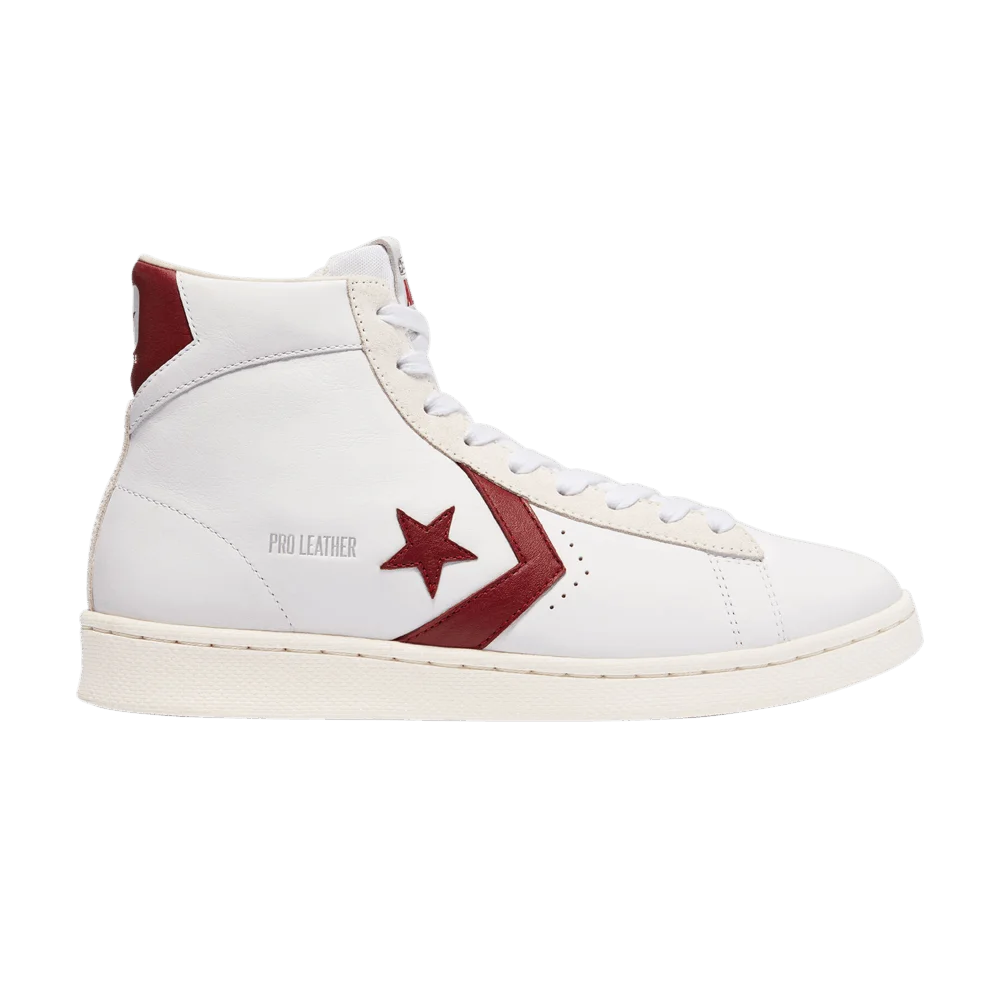 Кроссовки Converse Pro Leather High 'White Team Red'