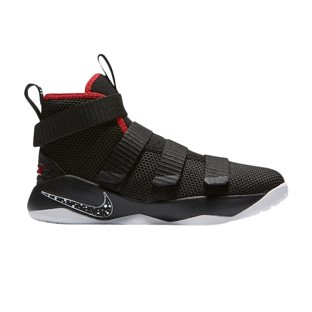 Кроссовки Nike LeBron Soldier 11 GS 'Black White Red'