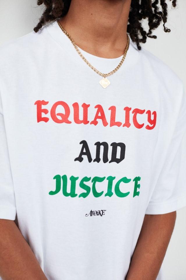 Футболка Awake Equality and Justice Tee White