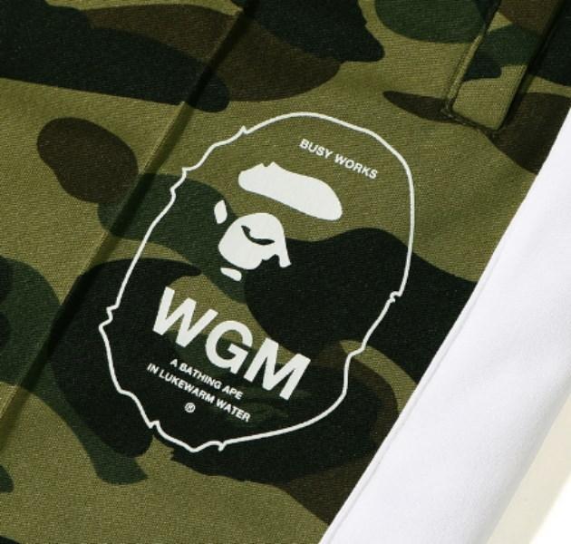Спортивные штаны BAPE 1st Camo Line Jersey Pants Green