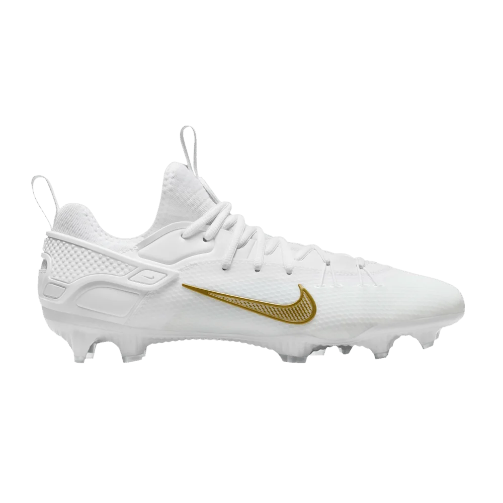 Кроссовки Nike Huarache 9 Elite Low LAX 'White Metallic Vivid Gold'